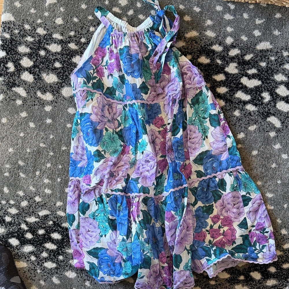 Zimmermann Purple Floral Kids Dress